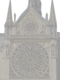 GOTIK Rosettenfenster Sdquerhaus Notre-Dame Paris T D-40
