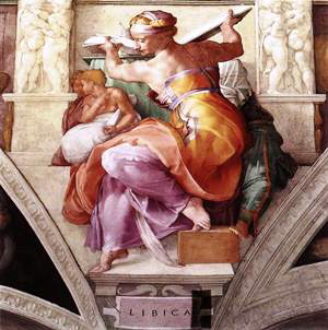 Phemonoe -the-libyan-sibyl-michelangelo-buonarroti B