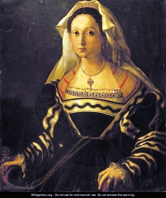 Portrait Of A Noblewoman, Said To Be Vittoria Colonna Florentinische Schule